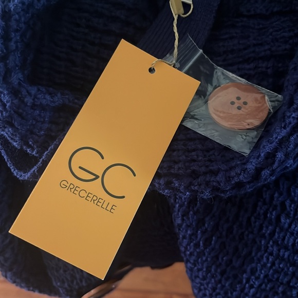 NWT! Womens Solid Chunky Button Pullover Sweater Turtle Cowl Neck Size M - Picture 7 of 12